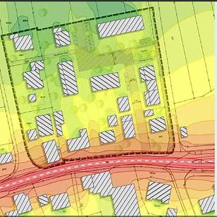 交通噪声模拟案例